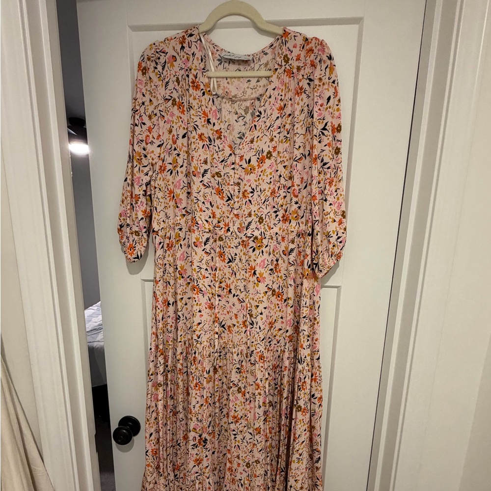 Petal and Pup Floral Print Women's Dress